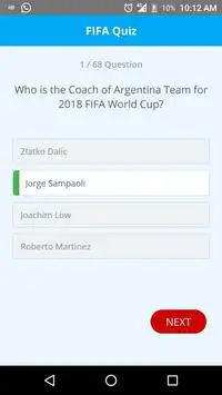 FIFA World Cup 2018 Quiz - QuizBuzz Screen Shot 1