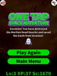One Tap Space Adventure Free Screen Shot 16