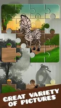 Animaux de Zoo-Jeux de Puzzle Screen Shot 1