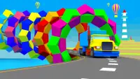 3D xe tải lái xe cho trẻ em Screen Shot 7