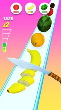 식품 슬라이서 - 식품 절단 게임 Screen Shot 0
