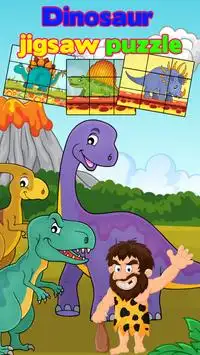 恐竜の パズル ゲーム - プリスクール Screen Shot 0