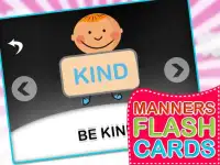 Kids Manners Flash Cards Screen Shot 8