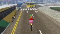 Moto Pizza delivery boy : Bike Driving Simulator Screen Shot 5