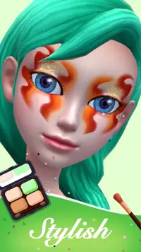 Art of Eyes 3D: Free Makeup Art Games Screen Shot 2