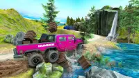 Offroad 6x6 Cargo Truck Driving Challenge 2019 Screen Shot 1