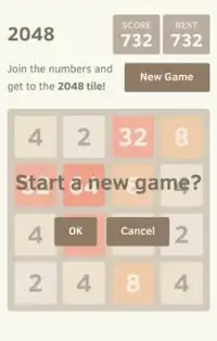 2048 puzzle Screen Shot 1