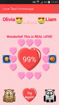 Love Test Horoscope - Prank App Screen Shot 4