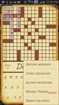 Origin of Crosswords Screen Shot 4