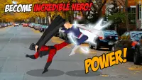 Flying Superhero vs Incredible Hero Street Fight Screen Shot 3