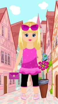 Küçük Kız Giydirme Oyunu - Moda Screen Shot 7