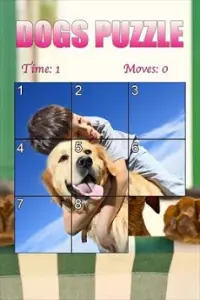 Dogs Slider Puzzle Screen Shot 0