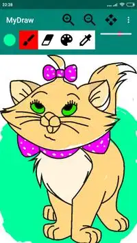 Des coloriages sur les chats Screen Shot 3