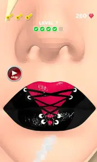 Lip Art 3D: Coloring Art Lip Screen Shot 5