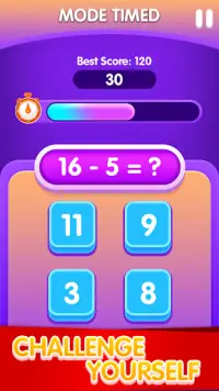 Math Duel Game - 2 players Screen Shot 0