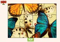 Schmetterling Puzzles Spiel Screen Shot 0