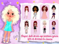 DIY Paper Doll Chibi DressUp Screen Shot 1