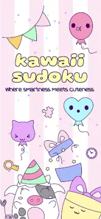 Kawaii Sudoku Cute Puzzle Game Screen Shot 7
