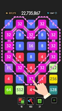 2248 Number Link Puzzle Spiel Screen Shot 4