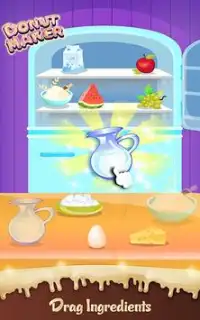 Donuts Maker Bakery Shop: New Girls Cooking Game Screen Shot 5