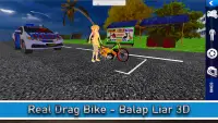 Real Drag Bike - Balap Liar 3D Screen Shot 1