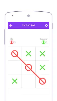 Tic Tac Toe Multiplayer Board Game  O or X Screen Shot 1