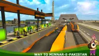 รถไฟสายสีส้มรถไฟเกม: จำลองรถไฟใหม่ Screen Shot 10