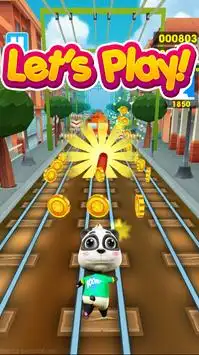 Panda Subway Rush Screen Shot 0