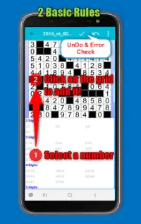 Number Fill in puzzles Numerix Screen Shot 3