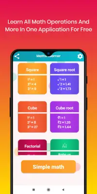 Juegos de matemáticas : calculadora de álgebra Screen Shot 0
