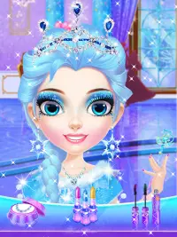 Салон красоты Ice Princess - Игры для девочек Screen Shot 4