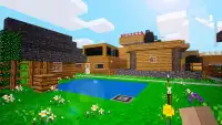 New Crafting & Building Pixel Block World Screen Shot 0