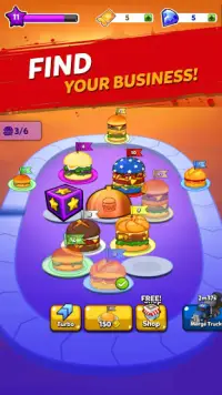 Merge Burger: Food Evolution Cooking Merger Screen Shot 2