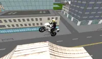 Polisi 3D sepeda mengemudi Screen Shot 13