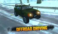 Off Road 4x4 Jeep Driving 2017 In Snowy Mountains Screen Shot 4