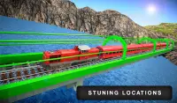 Città treno autista 3D sim palla treno guida 2019 Screen Shot 9