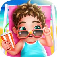 Summer Beach Baby Care Games