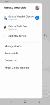 Galaxy Wearable (Samsung Gear) Screen Shot 2