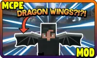 Dragon Wing Addon MCPE - Minecraft Mod Screen Shot 2