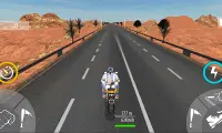 Bike Attack Race Highway Tricky Stunt Rider Screen Shot 2