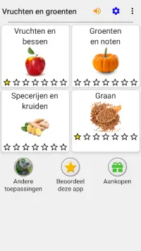 Vruchten en groenten - De quiz Screen Shot 2