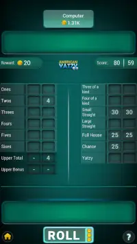 Yatzy Game Dice Offline Screen Shot 1
