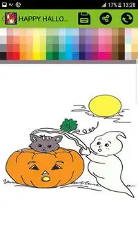 Happy Halloween Coloring Book Screen Shot 5