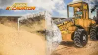 Simulateur de excavateur sable Screen Shot 2
