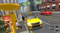 सिटी टैक्सी ड्राइविंग गेम 2018: टैक्सी ड्राइवर मज़ Screen Shot 11