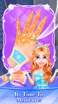 Little Ice Queen Princess Beauty Triplet Salon Screen Shot 6