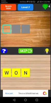 Scrambled word : The word game Screen Shot 5