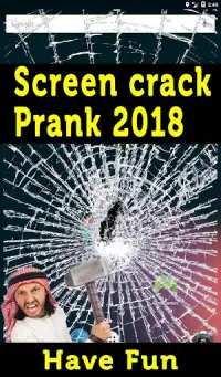 Screen crack Prank ("Latest" More fun 2017) Screen Shot 0