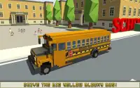Mr. Blocky School Bus Simulator 2018 Screen Shot 2