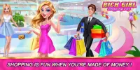 Rich Girl Shopping Day: Dress up & Makeup Games Screen Shot 0